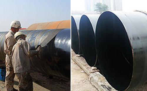 環(huán)氧煤瀝青管道防腐冷纏帶施工